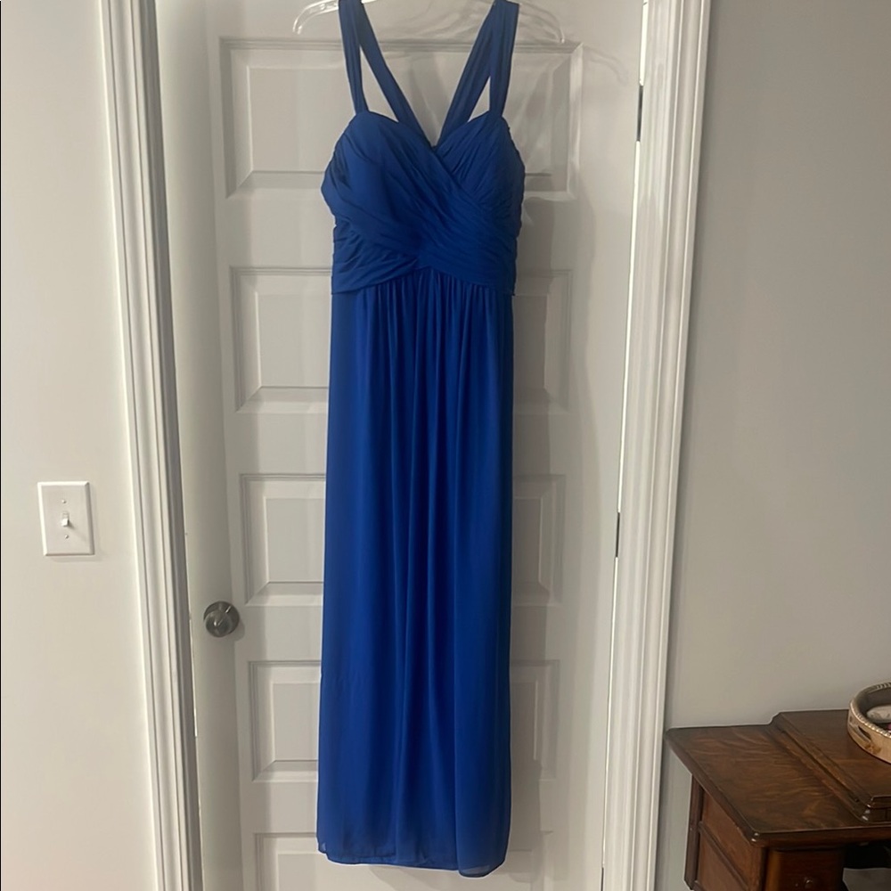 Elegant Royal Blue Formal Evening Cocktail Dress
